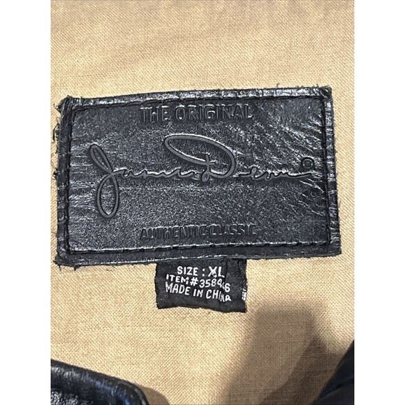 James Dean The Original Black Leather Jacket Coat Men’s Size XL LMTD Edition - Picture 6 of 13